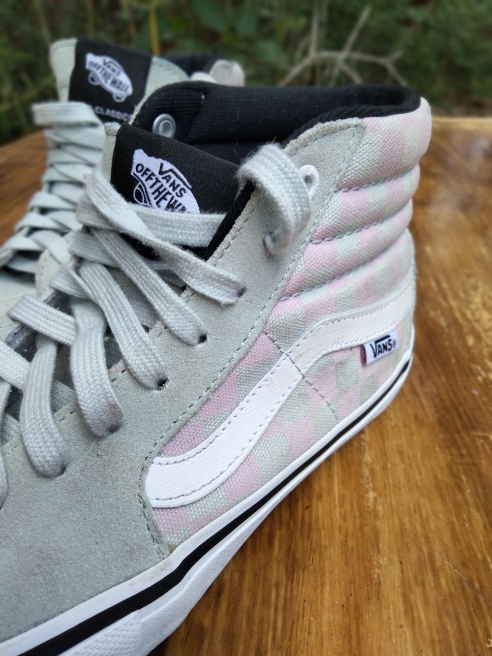 Vans Pro Skate Shoe Violet And Grey High Top